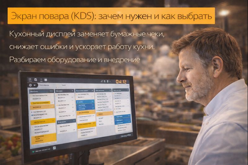 Экран повара KDS для кухни