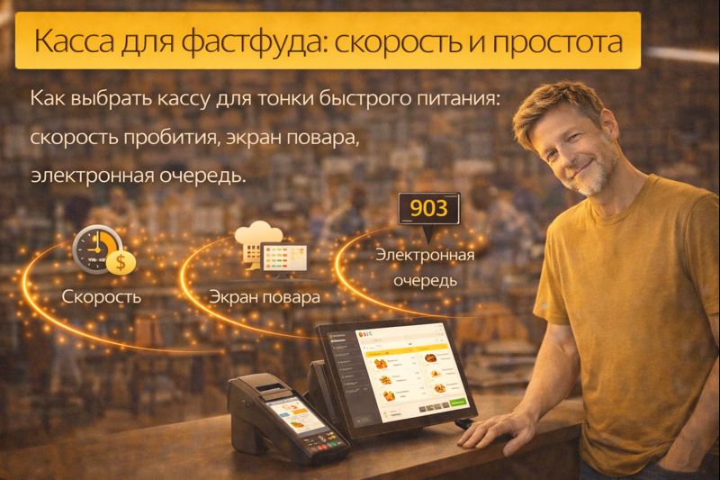 Касса для фастфуда