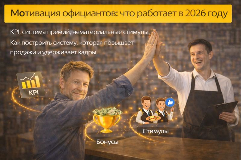 Мотивация официантов в ресторане